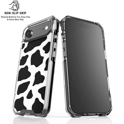 Cow Print iPhone 17 Air Clear Case