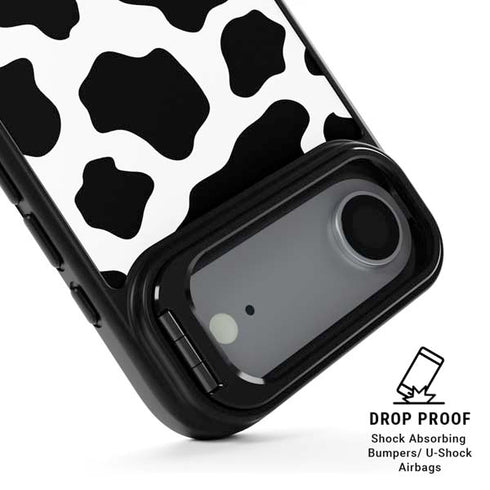 Cow Print iPhone 17 Air Kickstand Case