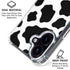 Cow Print iPhone 17 Clear Case