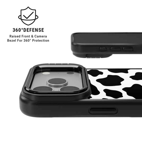 Cow Print iPhone 17 Pro Max Kickstand Case
