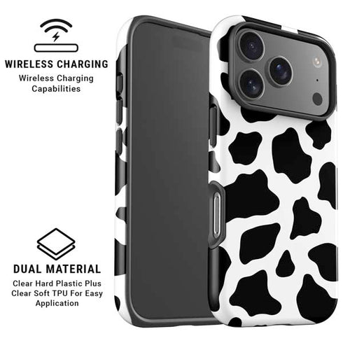 Cow Print iPhone 17 Pro Max Magsafe Impact Case