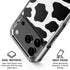 Cow Print iPhone 18 Pro Clear Case