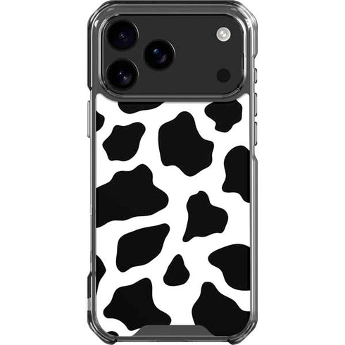 Cow Print iPhone 18 Pro Max Clear Case