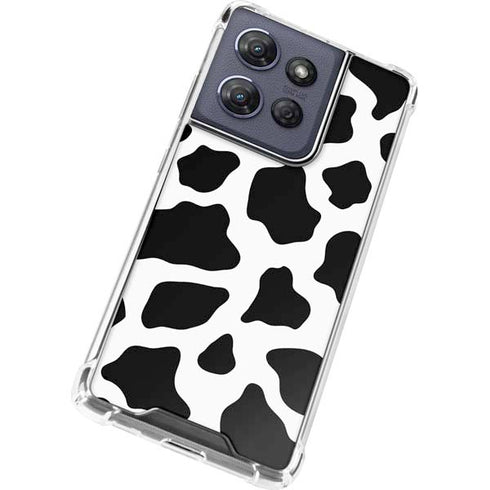 Cow Print Moto G 5G (2025) Clear Case