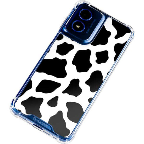 Cow Print Moto G Play 4G (2024) Clear Case