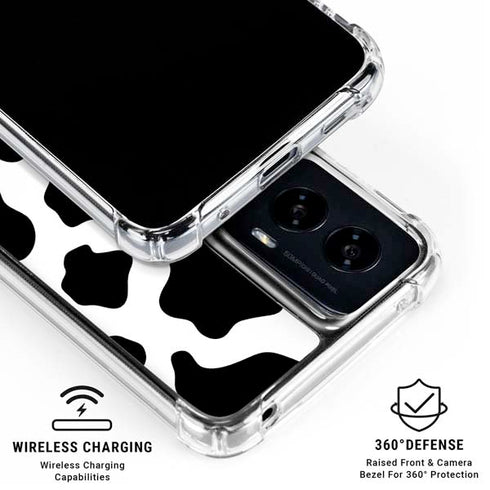 Cow Print Moto G Power 5G (2024) Clear Case