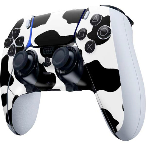 Cow Pattern Animal Print PS5 DualSense Edge Pro Controller Skin
