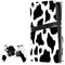 Cow Print PS5 Pro Disk Bundle Skin