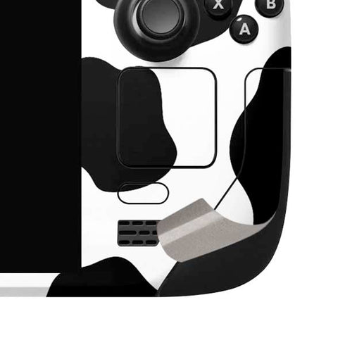 Cow Print Steam Deck Handheld Gaming Computer OLED Skin
