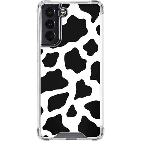 Cow Print Galaxy S22 Clear Case