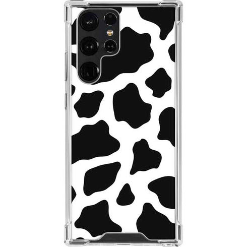 Cow Print Galaxy S23 Ultra Clear Case