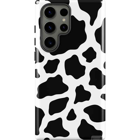 Cow Print Galaxy S23 Ultra Pro Case