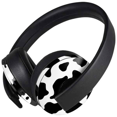 Cow Print PlayStation 4 Gold Wireless Headset Skin