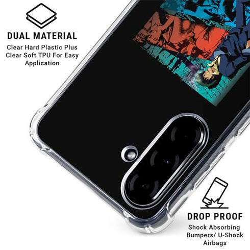 Cowboy Bebop Poster Galaxy A36 5G Clear Case