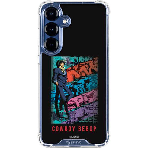 Cowboy Bebop Poster Galaxy S25 Clear Case