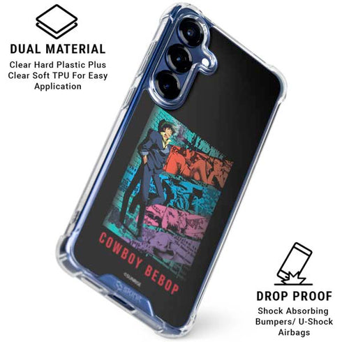 Cowboy Bebop Poster Galaxy S25 FE Clear Case