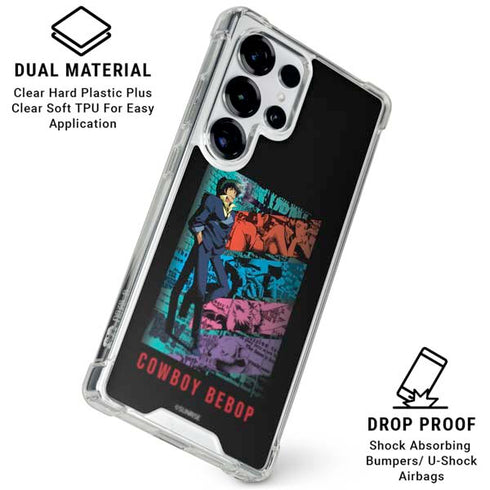 Cowboy Bebop Poster Galaxy S26 Ultra Clear Case