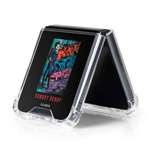 Cowboy Bebop Poster Galaxy Z Flip5 5G Clear Case