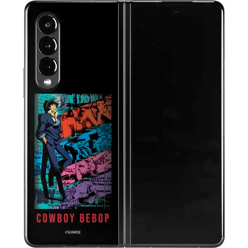Cowboy Bebop Poster Galaxy Z Fold3 5G Skin