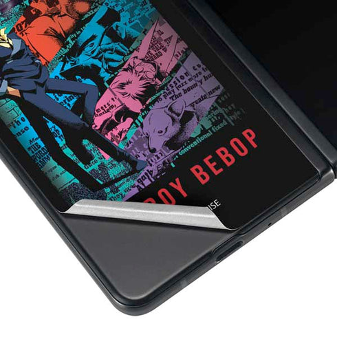 Cowboy Bebop Poster Galaxy Z Fold3 5G Skin