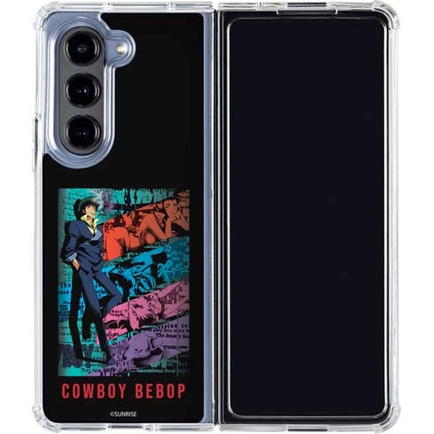 Cowboy Bebop Poster Galaxy Z Fold5 5G Clear Case