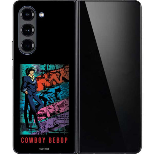 Cowboy Bebop Poster Galaxy Z Fold5 5G Skin