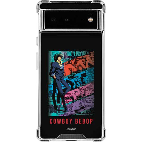 Cowboy Bebop Poster Google Pixel 6 Clear Case