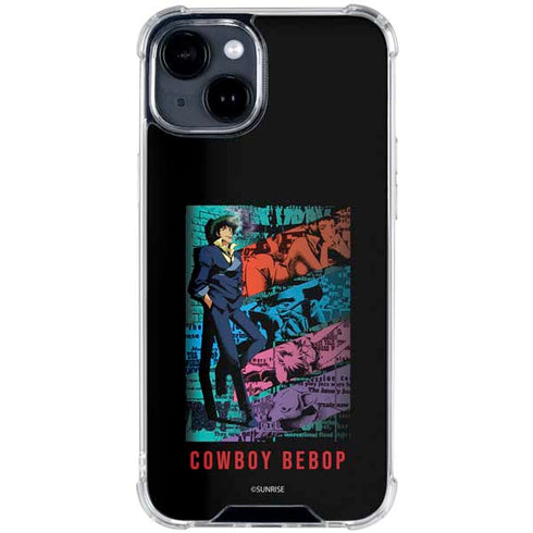 Cowboy Bebop Poster iPhone 15 Clear Case