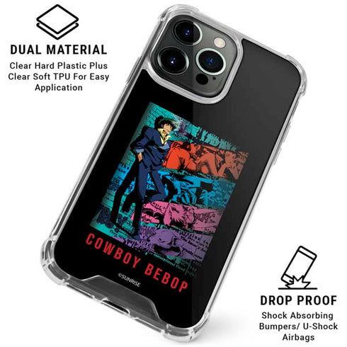 Cowboy Bebop Poster iPhone 15 Pro Clear Case