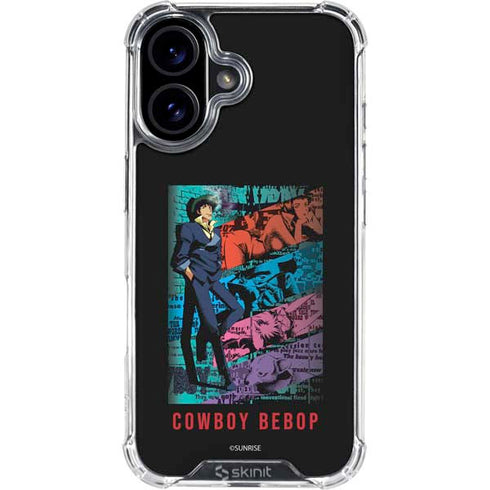 Cowboy Bebop Poster iPhone 16 Clear Case