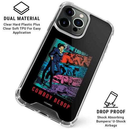 Cowboy Bebop Poster iPhone 16 Pro Max Clear Case