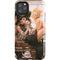 Cozy Autumn Library Witch with Cat and Coffee by Ivy Dolamore iPhone Cases