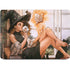 Cozy Autumn Library Witch with Cat and Coffee by Ivy Dolamore Apple MacBook Pro 16-inch Skin