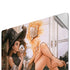 Cozy Autumn Library Witch with Cat and Coffee by Ivy Dolamore Apple MacBook Pro 16-inch Skin