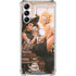 Cozy Autumn Library Witch with Cat and Coffee by Ivy Dolamore Gabb Phone 4 Clear Case