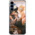 Cozy Autumn Library Witch with Cat and Coffee by Ivy Dolamore Galaxy A55 5G Clear Case