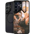Cozy Autumn Library Witch with Cat and Coffee by Ivy Dolamore Galaxy S24 FE Kickstand Case