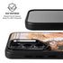 Cozy Autumn Library Witch with Cat and Coffee by Ivy Dolamore Galaxy S24 FE Kickstand Case