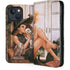 Cozy Autumn Library Witch with Cat and Coffee by Ivy Dolamore iPhone 14 Folio Case