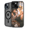 Cozy Autumn Library Witch with Cat and Coffee by Ivy Dolamore iPhone 14 Plus Kickstand Case
