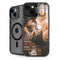 Cozy Autumn Library Witch with Cat and Coffee by Ivy Dolamore iPhone 15 Kickstand Case