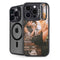 Cozy Autumn Library Witch with Cat and Coffee by Ivy Dolamore iPhone 16 Pro Kickstand Case