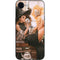 Cozy Autumn Library Witch with Cat and Coffee by Ivy Dolamore iPhone 16e Skin