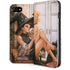 Cozy Autumn Library Witch with Cat and Coffee by Ivy Dolamore iPhone Cases