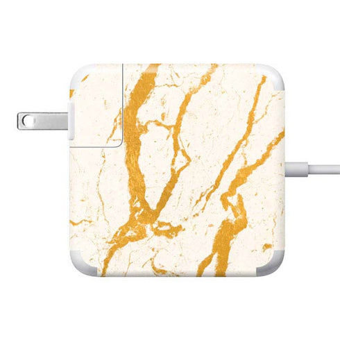 Cracked Marble 85W Power Adapter (15 and 17 inch MacBook Pro Charger) Skin