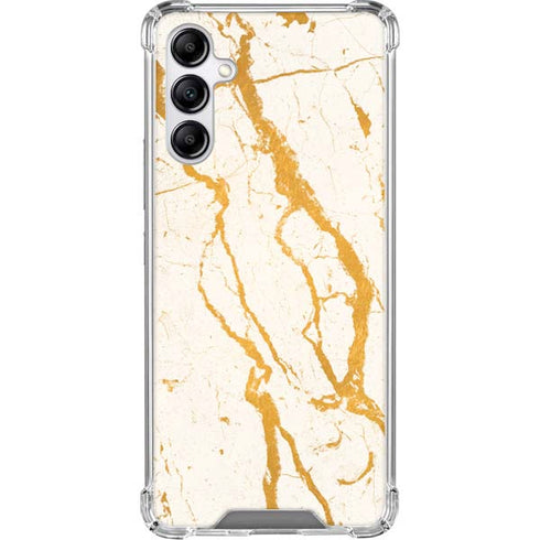 Cracked Marble Gabb Phone 4 Clear Case