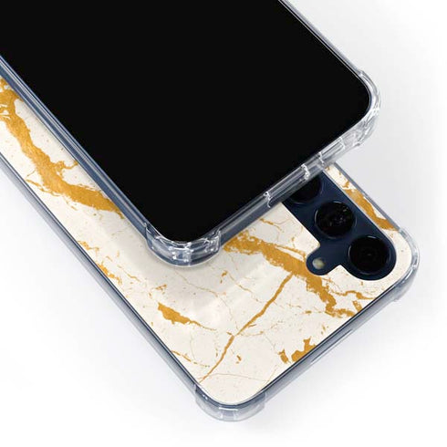Cracked Marble Galaxy A35 5G Clear Case