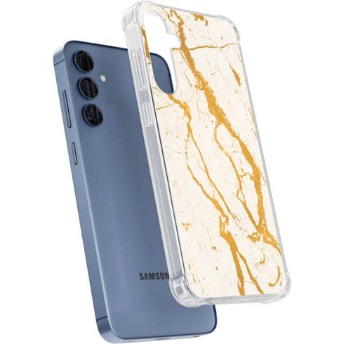 Cracked Marble Galaxy A55 5G Clear Case
