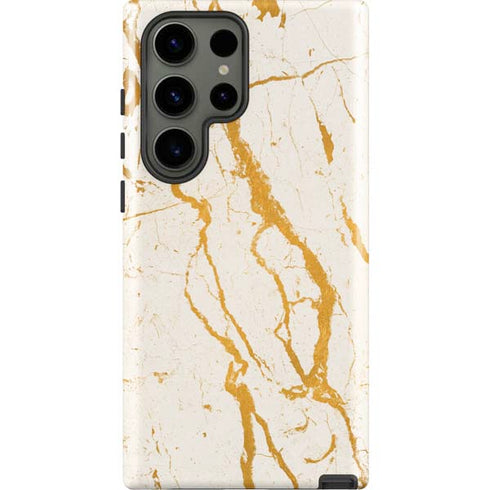 Cracked Marble Galaxy S23 Ultra Pro Case