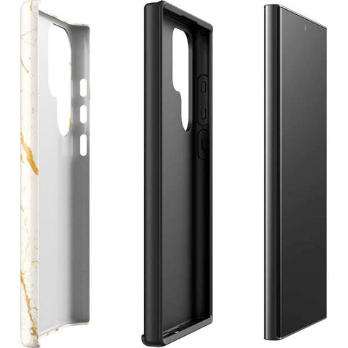 Cracked Marble Galaxy S23 Ultra Pro Case